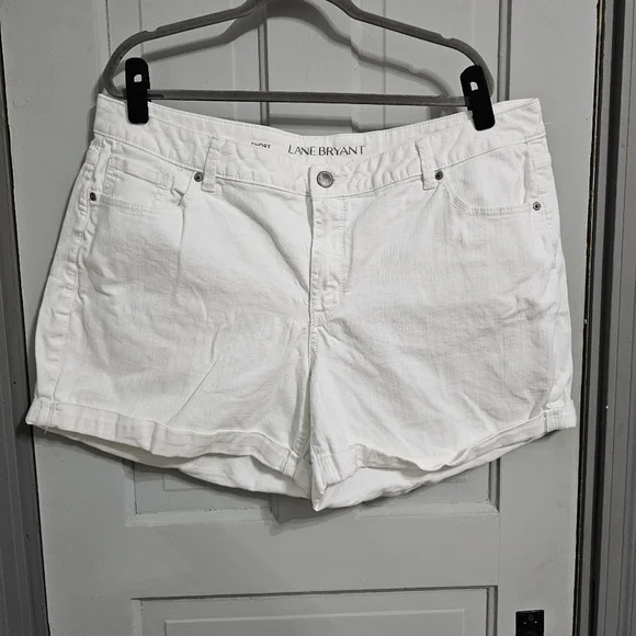 Lane Bryant Boyfriend Fit Midi Jean Short - Picture 2 of 5